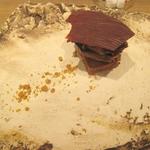 ラチュレ - チョコミルフィーユ、マタギ茶のアイス、ブラウニー