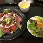 欧風食堂 アレコレ - ローストビーフ丼セット