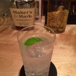 ジンジャーを漬け込んだアブソル―トウォッカのトニック割