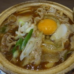 煮込うどん 山本屋本店 - トップフォト　黒豚ロースとジャンボニンニクの味噌煮込みうどん