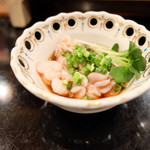 寿し屋の華八 - 2016.8)初物のたらの白子