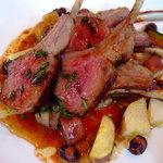 子羊のロースト　ハーブのソース