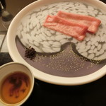 にくの匠 三芳 - 牛タンの昆布〆薄造り