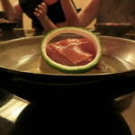 にくの匠 三芳 - あわびとずいきとミスジの椀