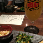 八海山泉田ビールが飲めます