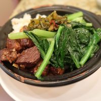 状元樓 横浜中華街本店 - 土鍋入り豚の角煮あんかけご飯(ハーフサイズ)