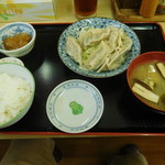 美津和 - 水餃子定食（500円）