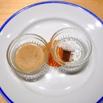 ヌマハタ - アンチョビソースと黒七味塩＠2010/10