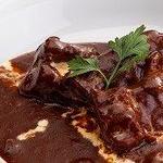 Delicious beef tendon stewed in demi-glace wine