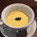 ラ・キュイジーヌ・ド　ウオタマ - 冷製コーンスープ