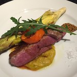 フランス産鴨（バルバリー種）のロースト　