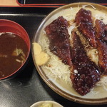 とんかつ いし河 - ソースかつ丼（2016年8月）