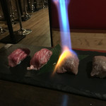 池袋の肉バル Carne - 肉寿司