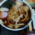 肉南ばんうどん大盛り（550円+100円）