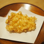 鞍馬口 寿星 - とうもろこし天ぷら
      2016.08再訪問時