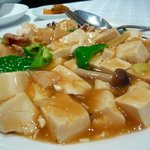 美林華飯店 - 豆腐と豚肉とシメジのオイスターソース煮込み2010.10
