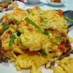 美林華飯店 - 牛肉と玉子の炒め2010.10