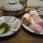 あぷちゃ - 冬にはやっぱり、とらふぐてっちり　自家製ポン酢でどうぞ