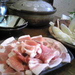 あぷちゃ - ２月、島根県直送　天然猪ボタン鍋