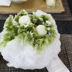 藤屋窓月堂 - 2016.08　利休氷白玉付きの完成