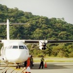 Six Senses - ドアがタラップになる小型プロペラ機。○○年ぶりです！　怖い・・・