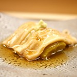 麻布十番 ふくだ - 炊合せ　穴子と絹川茄子