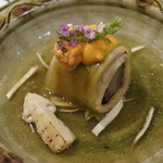 トゥ・ラ・ジョア - 和牛の穴子巻