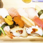 寿し 魚くみ - 握りセット松　１２貫￥２１６０（税込）