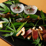 瑞々しさを湛える芳醇な熟成香と旨み、備長炭でじっくりと焼き上げる『焼物』