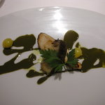 クッチーナ イタリアーナ ガッルーラ - 黒あわびの肝ソース