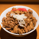 國分ラーメン食堂 - 2016.8 チャーシュー丼（250円）