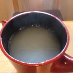 そば処 さいとう - そば湯はまるでポタージュスープだ（濃厚）