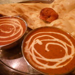 INDIAN ASIAN CAFE PUJA - ナン、タンドリーチキン、カレーはどっちがどっちだか・・。