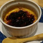 洋食 おがた - クレームブリュレ、ちょっと
      こげすぎ(*_*;