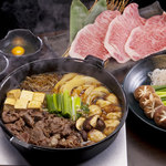 Domestic beef Sukiyaki