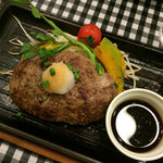 数寄屋バーグ - 和風ソースハンバーグ…少し濃いめなので、他のソースの方がハンバーグに絡みやすいかなf^_^;