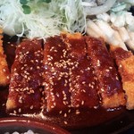 ダイニングキッチン一期一会 - ロースかつデミソース