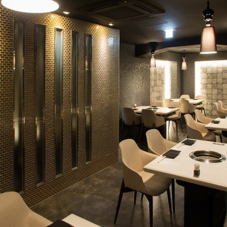 The interior of the store is decorated with high-quality tiles that create a special feeling.