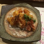 旬菜 おぐら家 - 足赤海老天婦羅