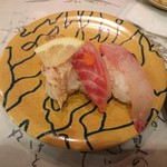 朝取れ３種（左から　ノドグロ、マハタ、クロダイ）