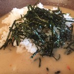 はた満 - ごはん投入でねこまんま　刻み海苔がいい仕事するね～