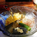 貴船荘 - 冷鉢　素麺お出汁を掛けて