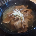 焼肉バル 三水苑 - 肉うどん600円