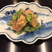六盛 - 鱧ときゅうりの和え物