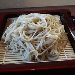 蕎麦食堂 仁べえ - もりそば(850円)　私の撮影のタイミングが遅れました(汗)