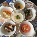 ストラスヴァリウス - 夏休み初日のランチは豪華に、こちらはオードブルです。