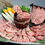 Assorted special Yakiniku (Grilled meat) platter