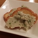 順 - 【H28.8.24】お通しのバジルチキンのリエット。