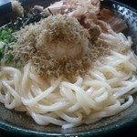 うどん豊前屋 官べえ - (new)2016.08・じゃこおろしぶっかけ 700円 ＋ 大盛 100円（たぶん）