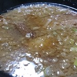 麺屋大原 - コッテリつけ麺スープ